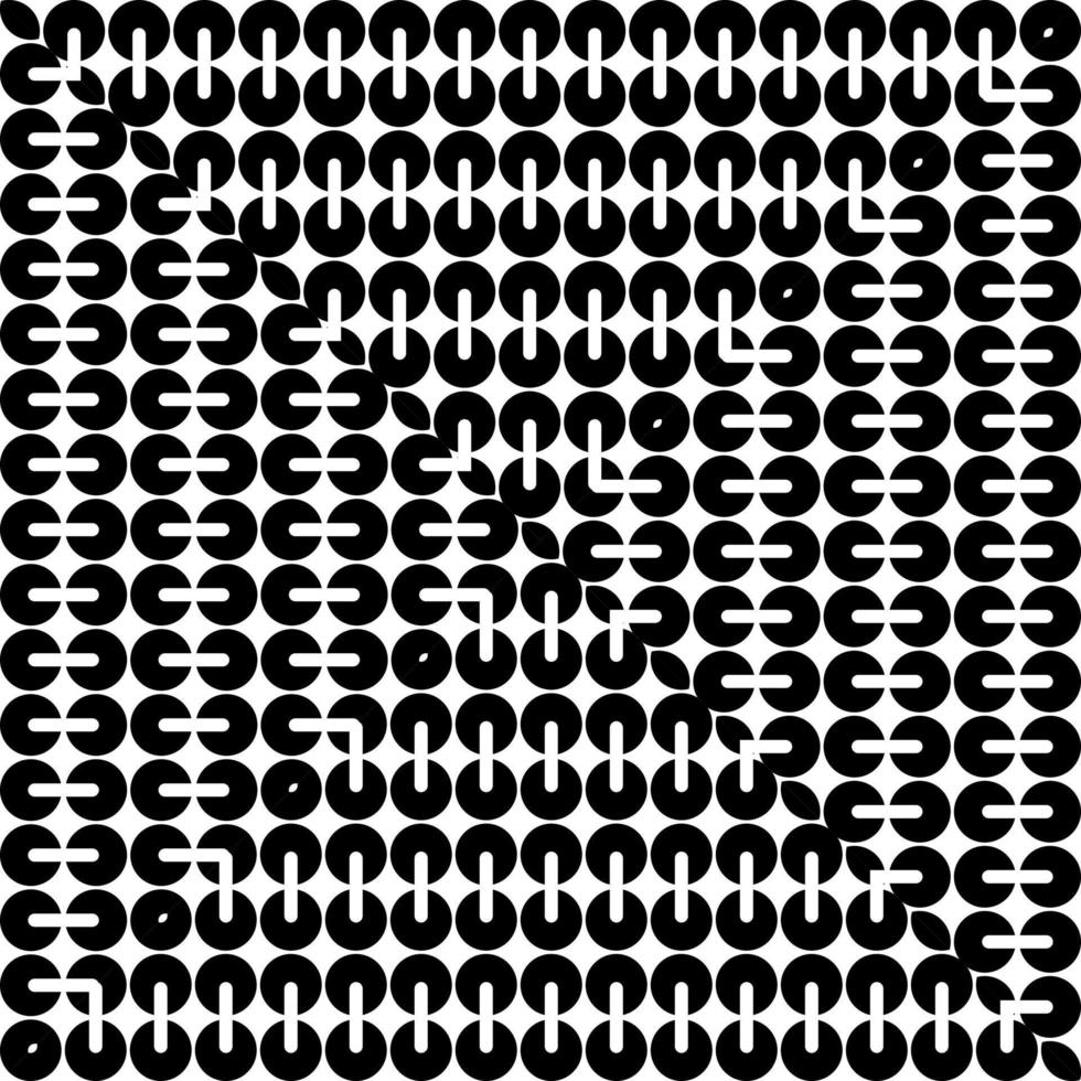 Seamless Circle Shape Motifs Pattern for Ornate, Background or for Decoration. Vector Illustration
