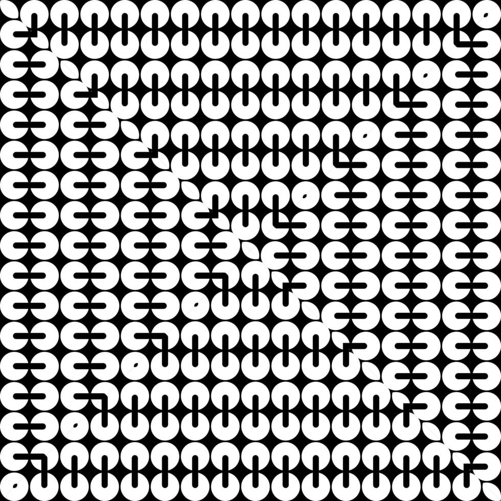 Seamless Circle Shape Motifs Pattern for Ornate, Background or for Decoration. Vector Illustration
