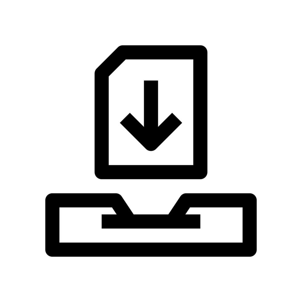 outbox icon for your website, mobile, presentation, and logo design. vector