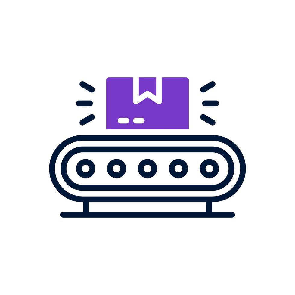 conveyor icon for your website, mobile, presentation, and logo design. vector