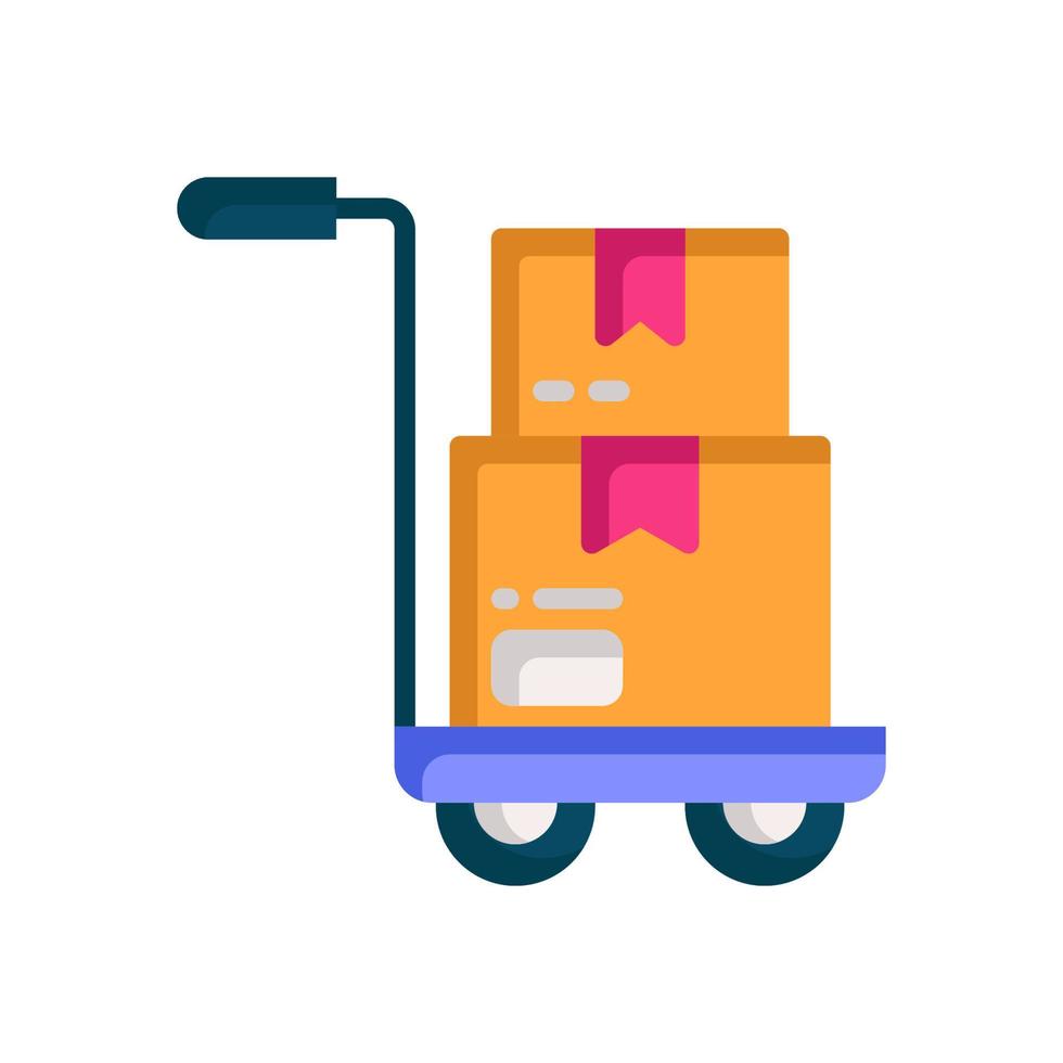 trolley cart icon for your website, mobile, presentation, and logo design. vector