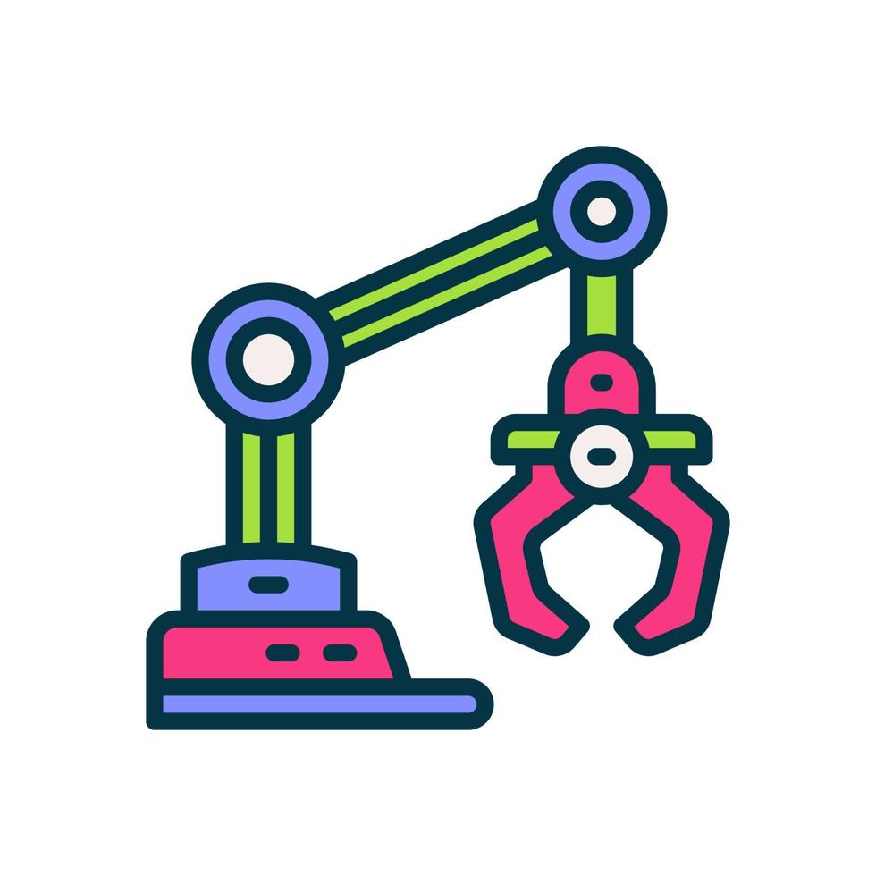 machine arm icon for your website, mobile, presentation, and logo design. vector