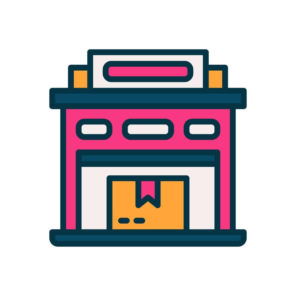 warehouse icon for your website, mobile, presentation, and logo design. vector
