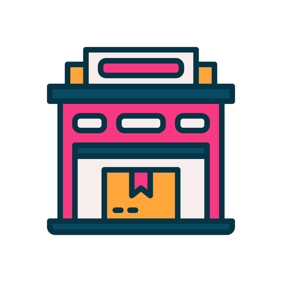 warehouse icon for your website, mobile, presentation, and logo design. vector