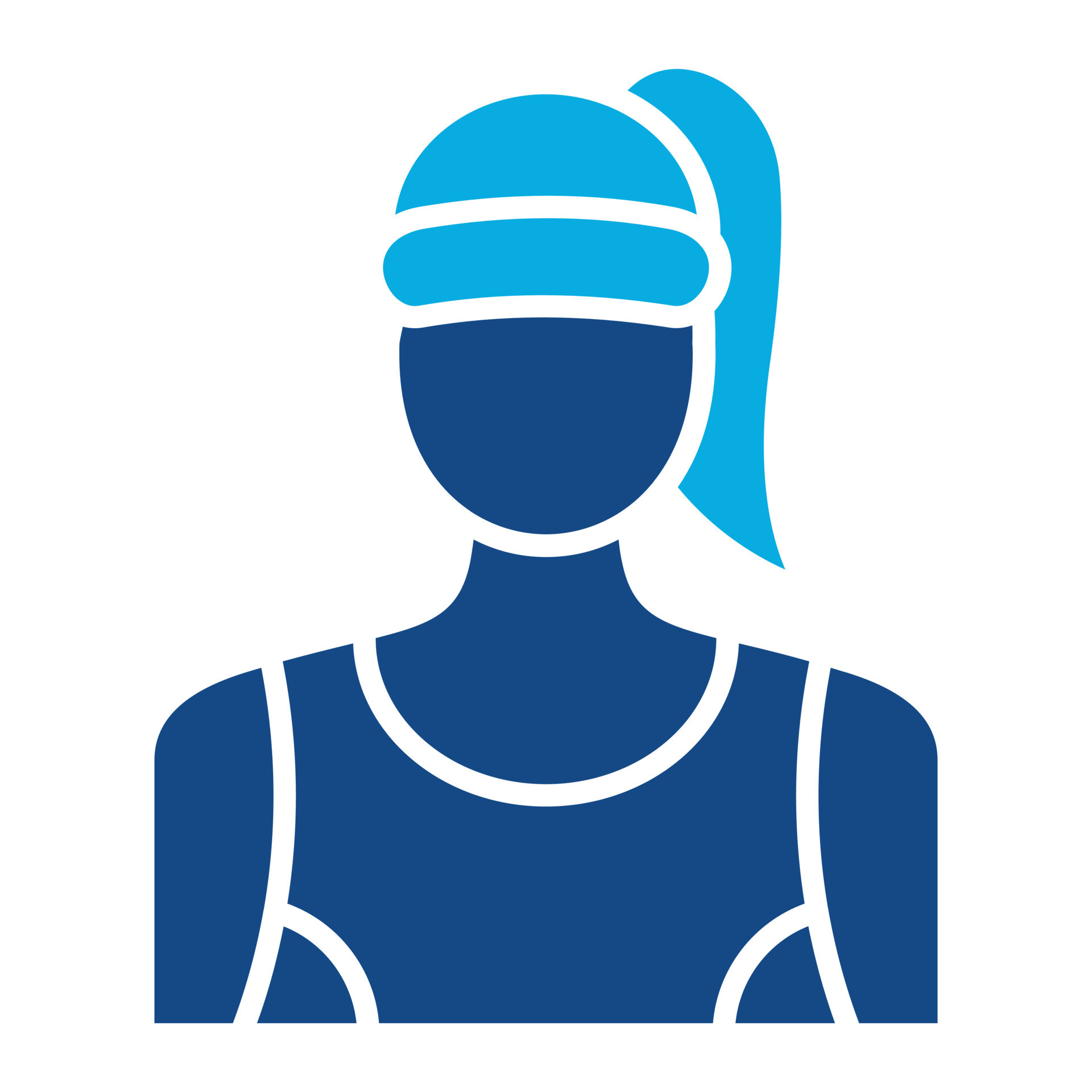 Sporty Lady Glyph Two Color Icon 17614141 Vector Art at Vecteezy