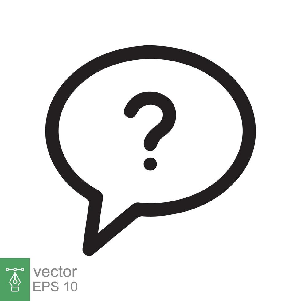 Question Mark In Bubble Icon Simple Flat Style Faq Ask Query question-mark-the-most-misunderstood-punctuation-in-the-english
