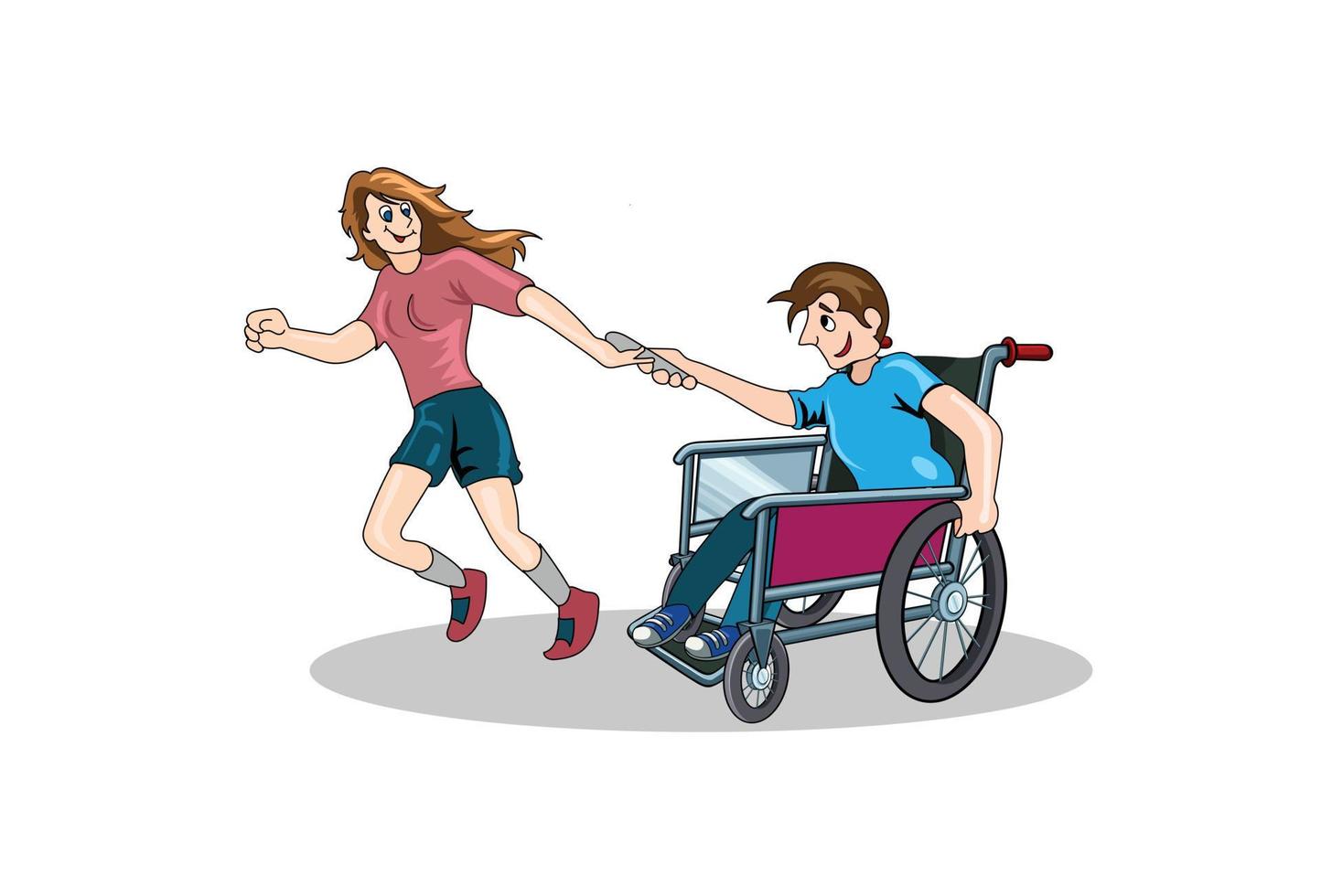 día internacional de las personas con discapacidad ilustración vectorial vector