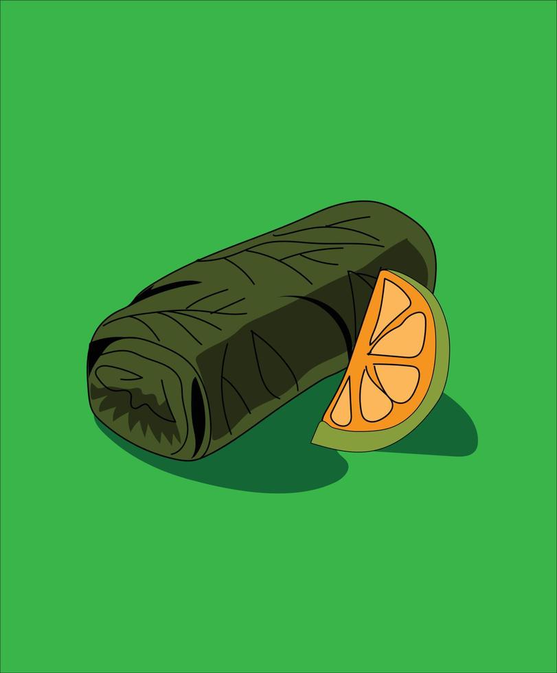 Dolma vector illustration on white background