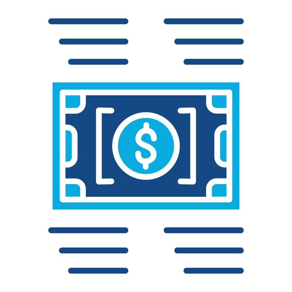 Payment Send Glyph Two Color Icon vector
