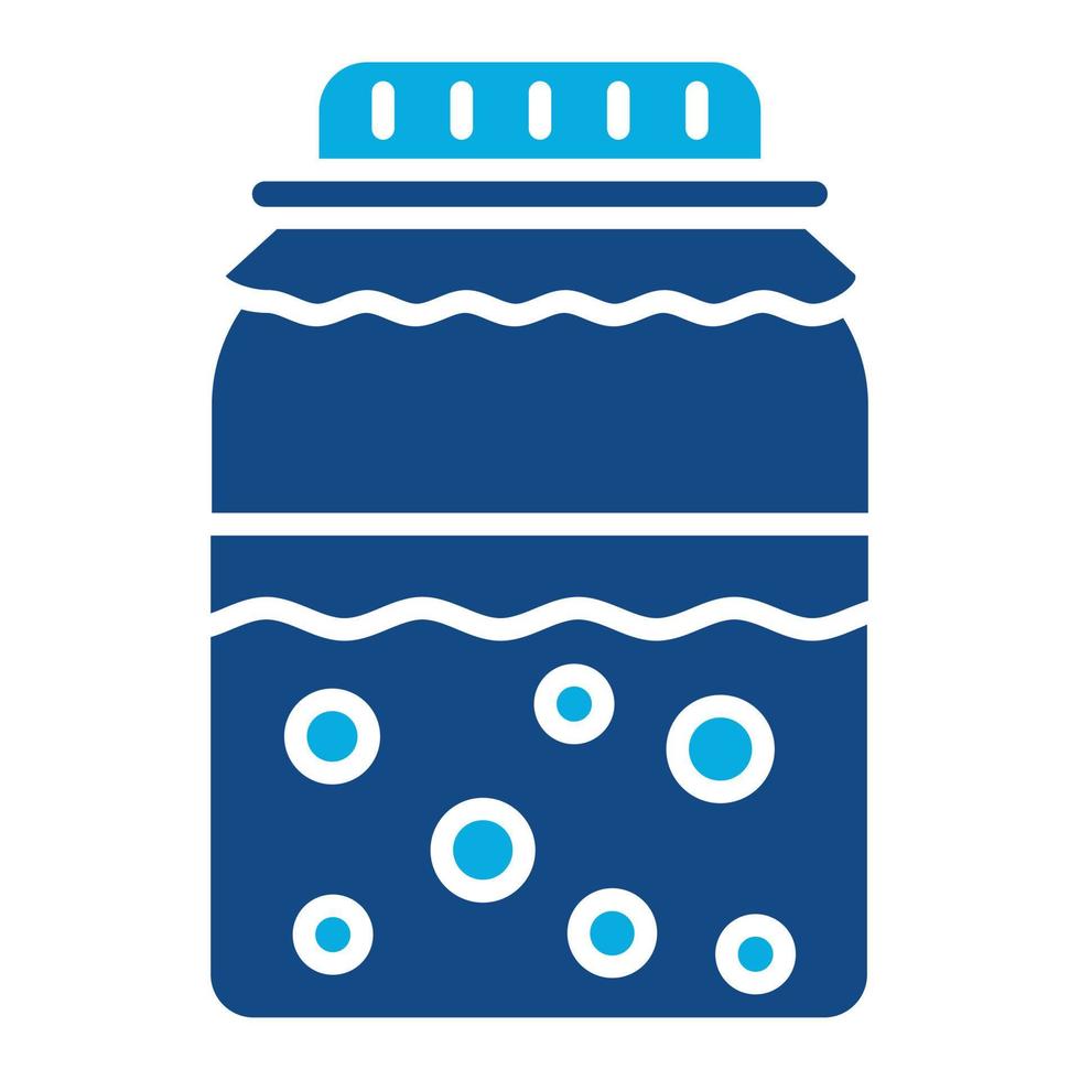 Kombucha Glyph Two Color Icon vector