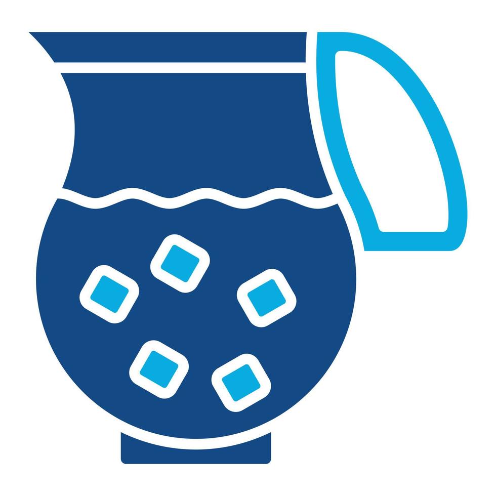 Sangria Glyph Two Color Icon vector