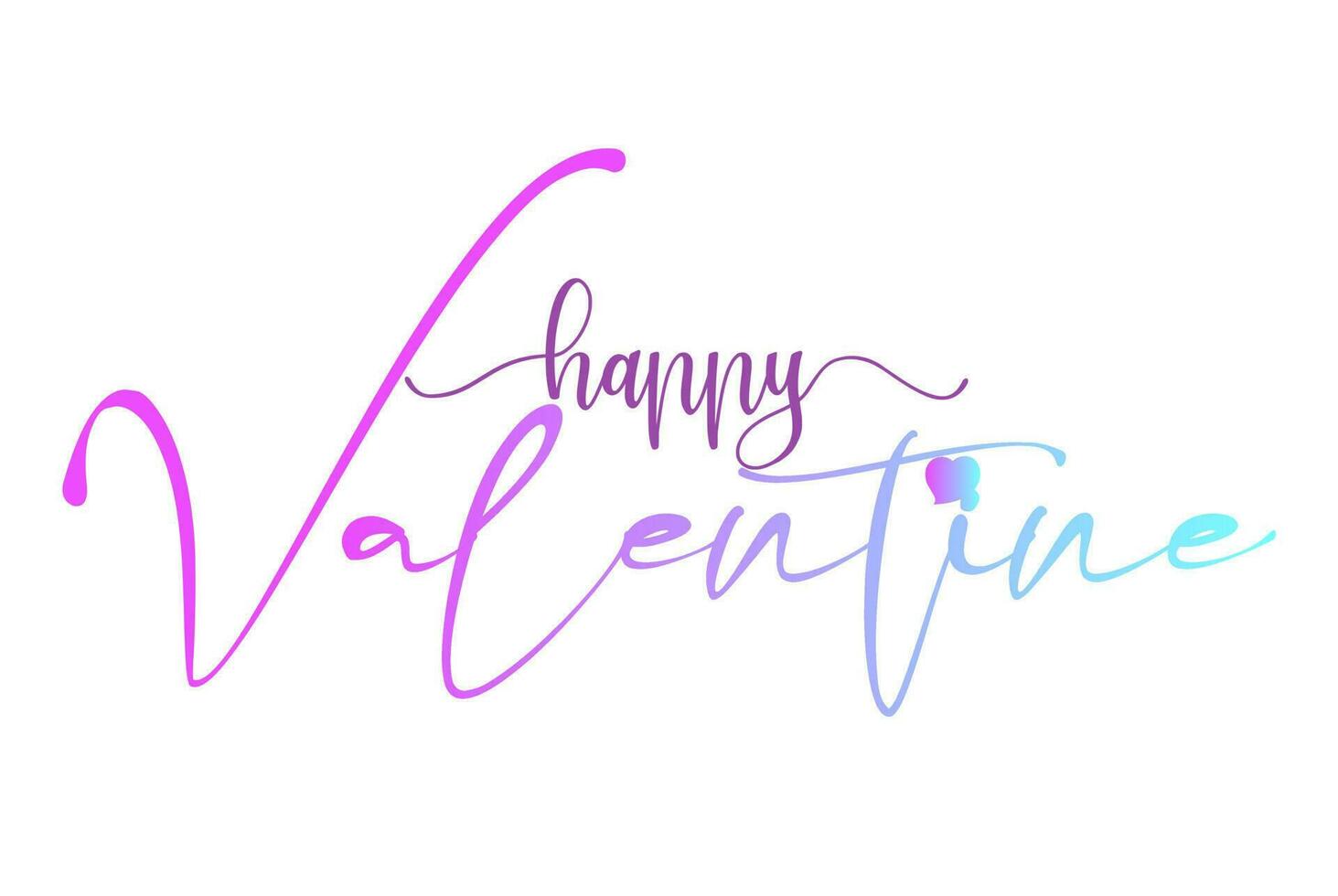 Valentines Day typography handwritten calligraphy text template 22 vector