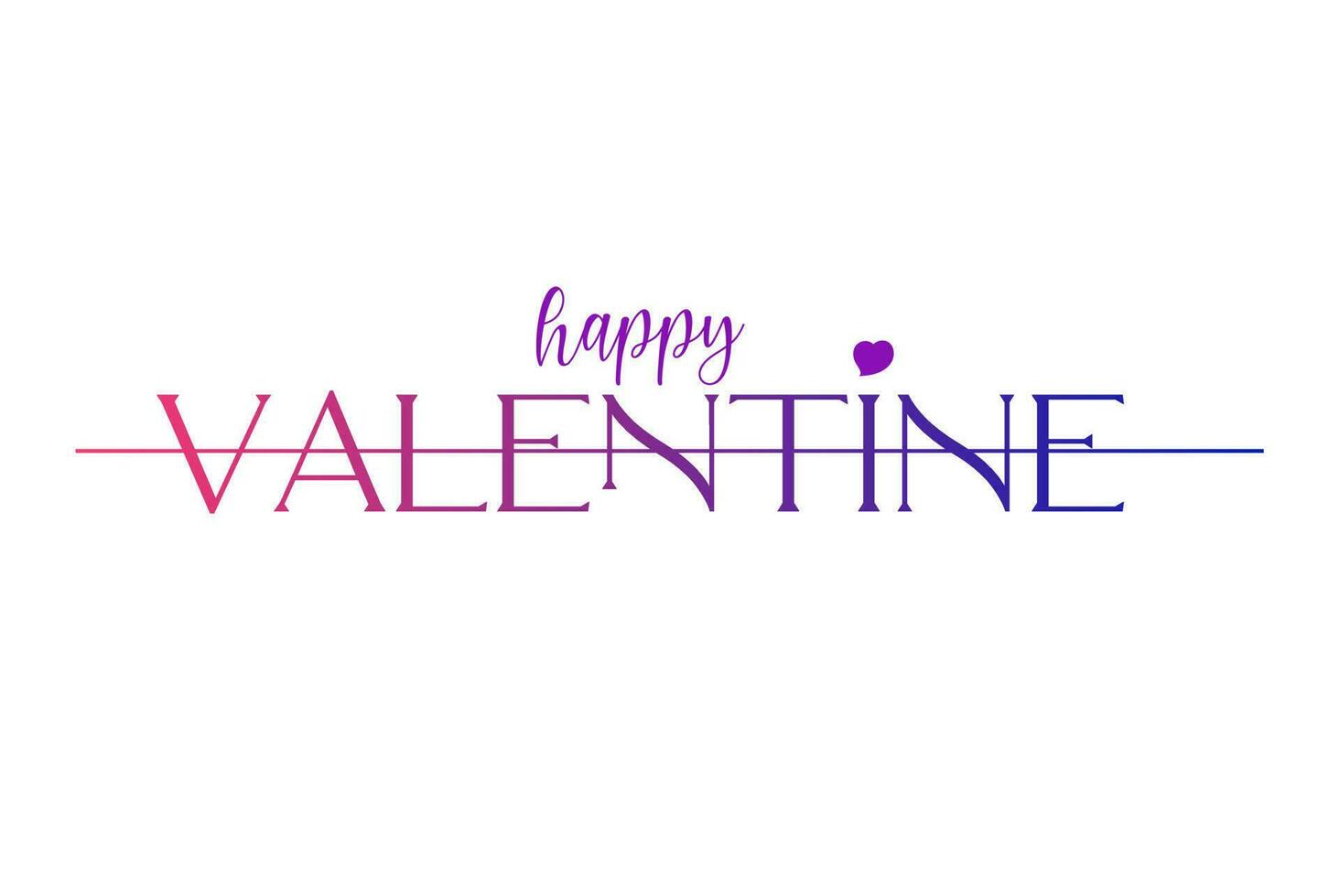 Valentines Day typography handwritten calligraphy text template 24 vector