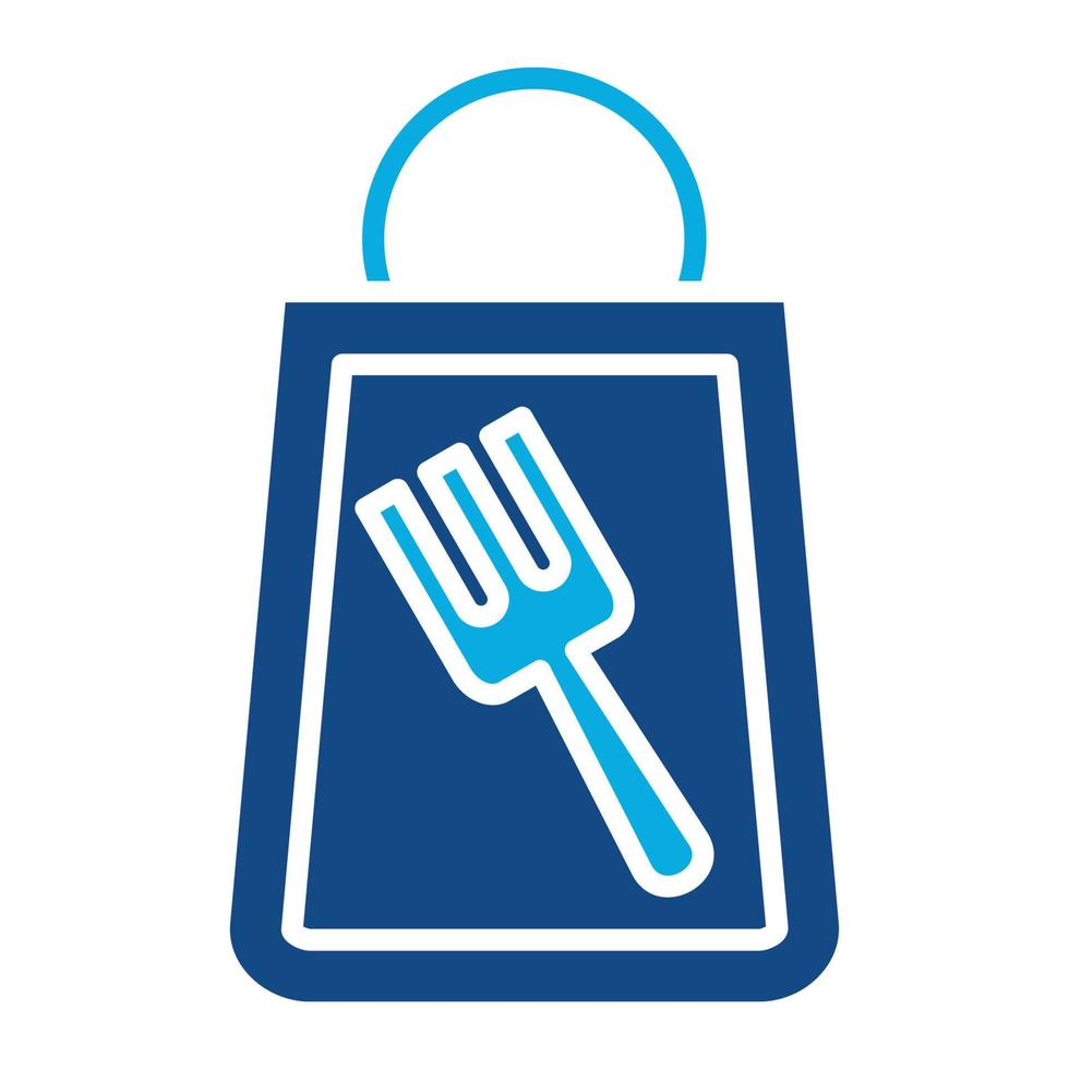 Take Away Glyph Two Color Icon vector
