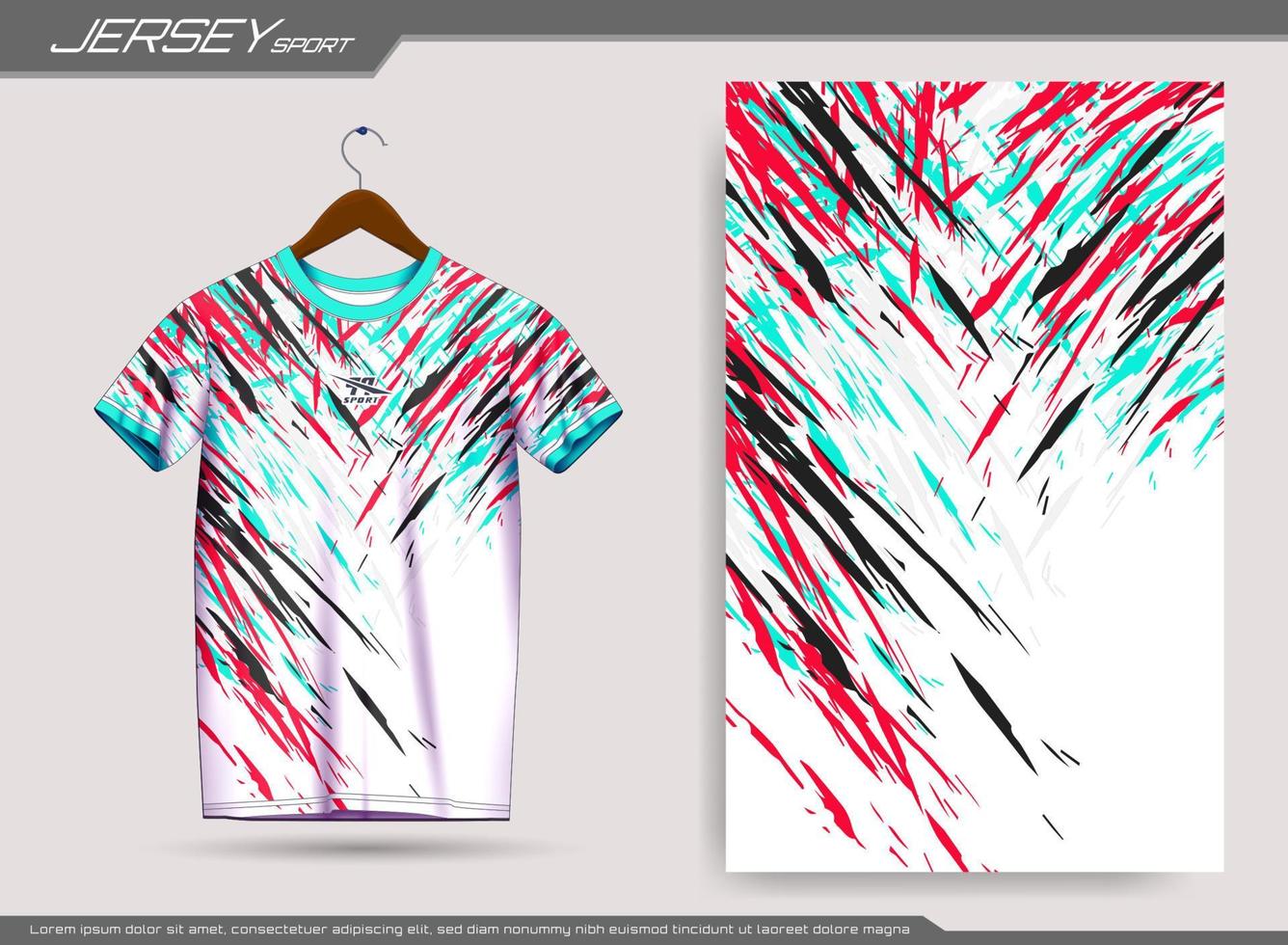 Jersey sports t-shirt. Soccer jersey mockup for soccer club. Suitable for jersey, background, poster, etc. vector