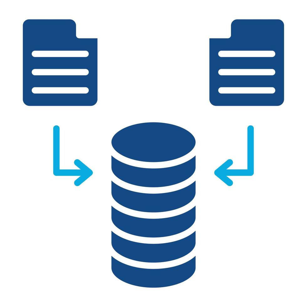 Data Flow Glyph Two Color Icon 17616258 Vector Art at Vecteezy