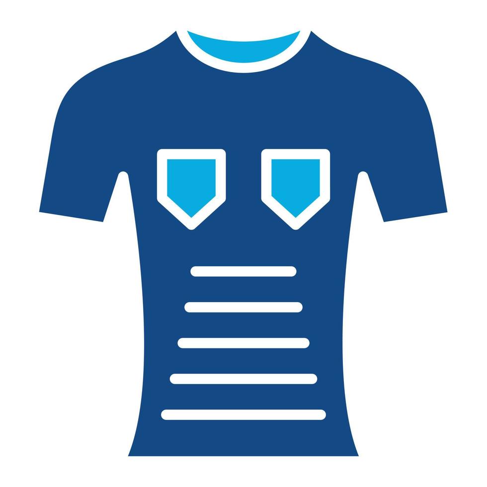 T Shirt Glyph Two Color Icon vector