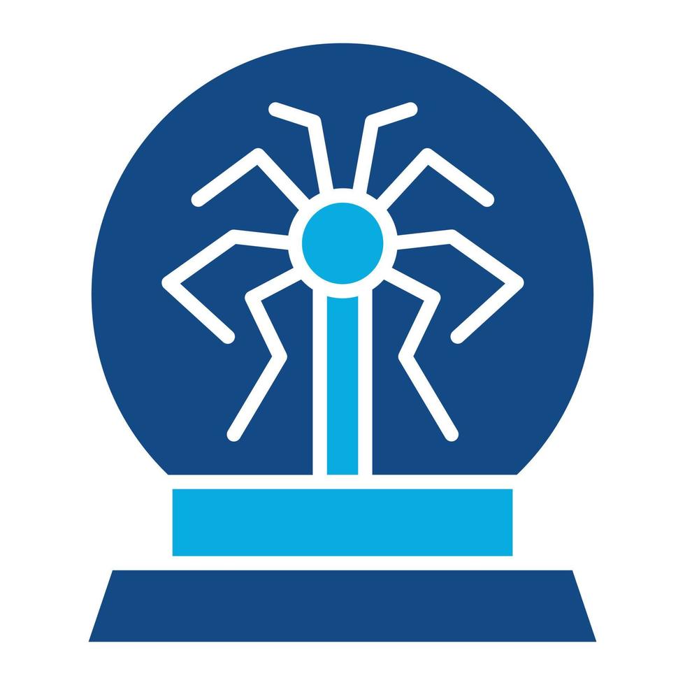 Plasma Glyph Two Color Icon vector