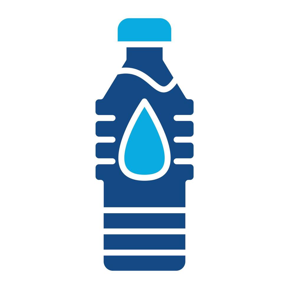 Water Glyph Two Color Icon vector