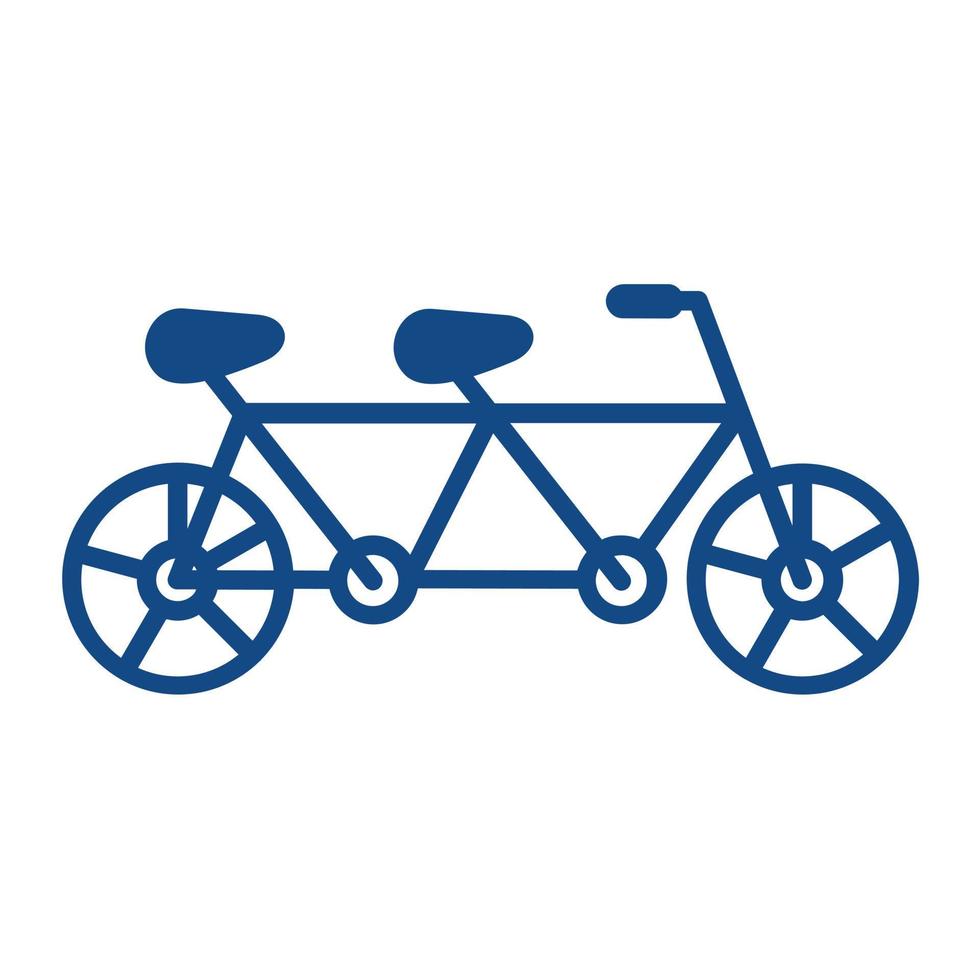 Tandem Glyph Two Color Icon vector