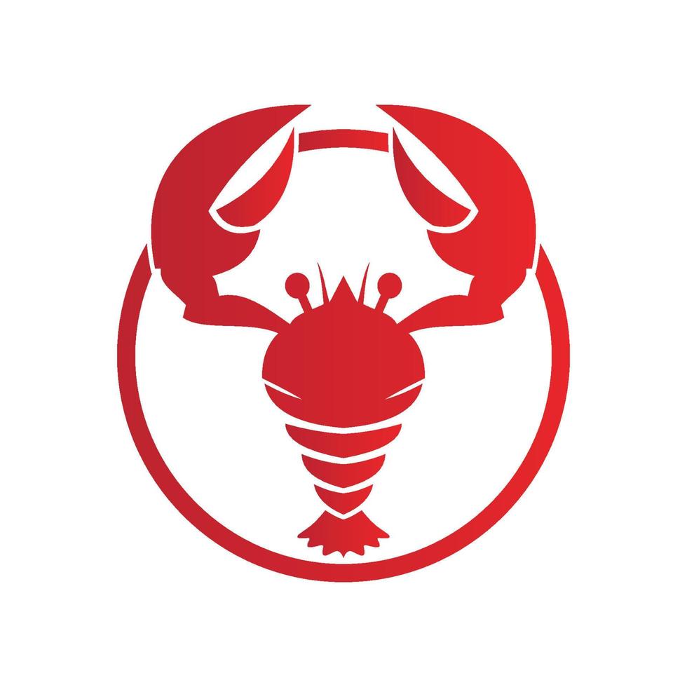 lobster vector illustration design icon