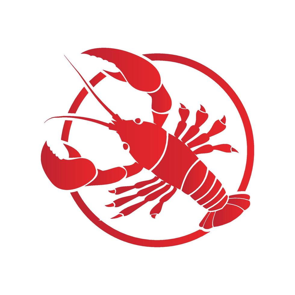 lobster vector illustration design icon