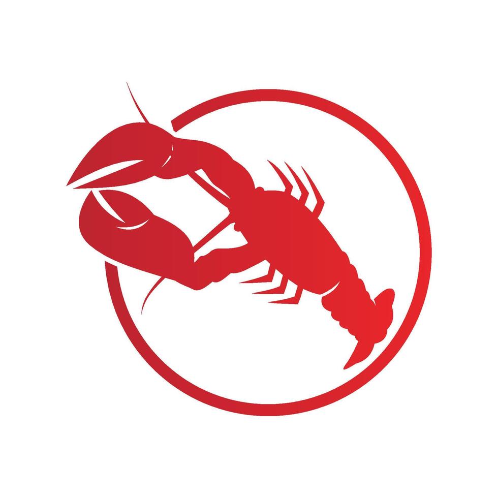 lobster vector illustration design icon