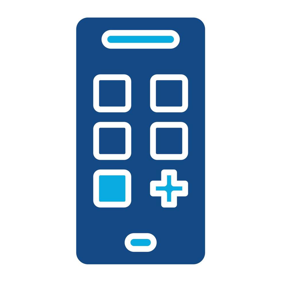 Widget Glyph Two Color Icon vector