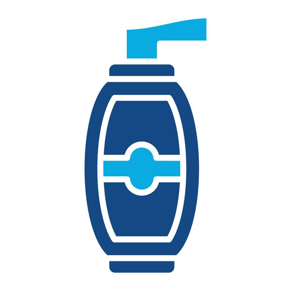 Lotion Glyph Two Color Icon vector