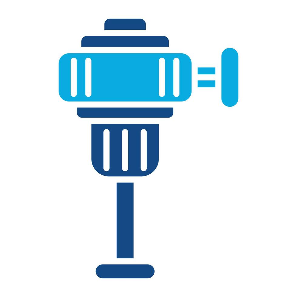 Tube Expander Glyph Two Color Icon vector