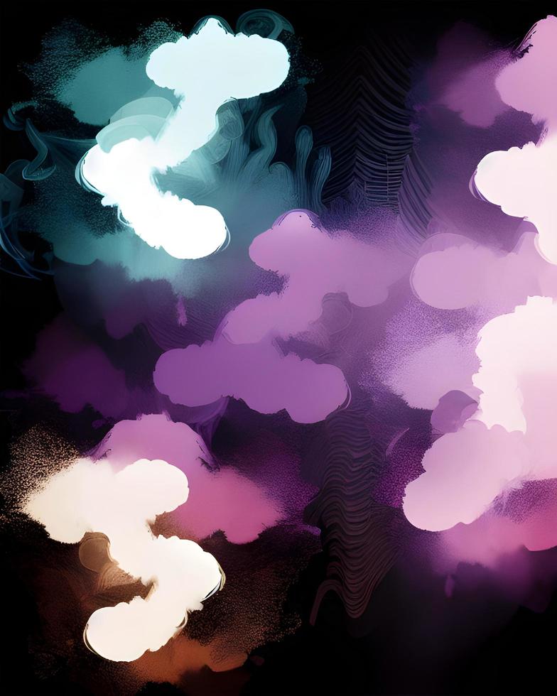 Colorful Smoke Effect Background photo