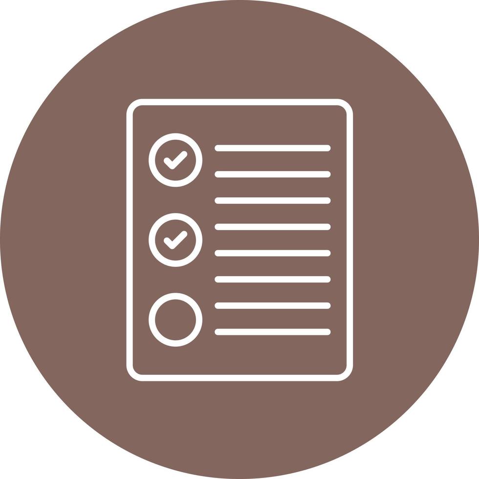 Quota Line Circle Background Icon vector