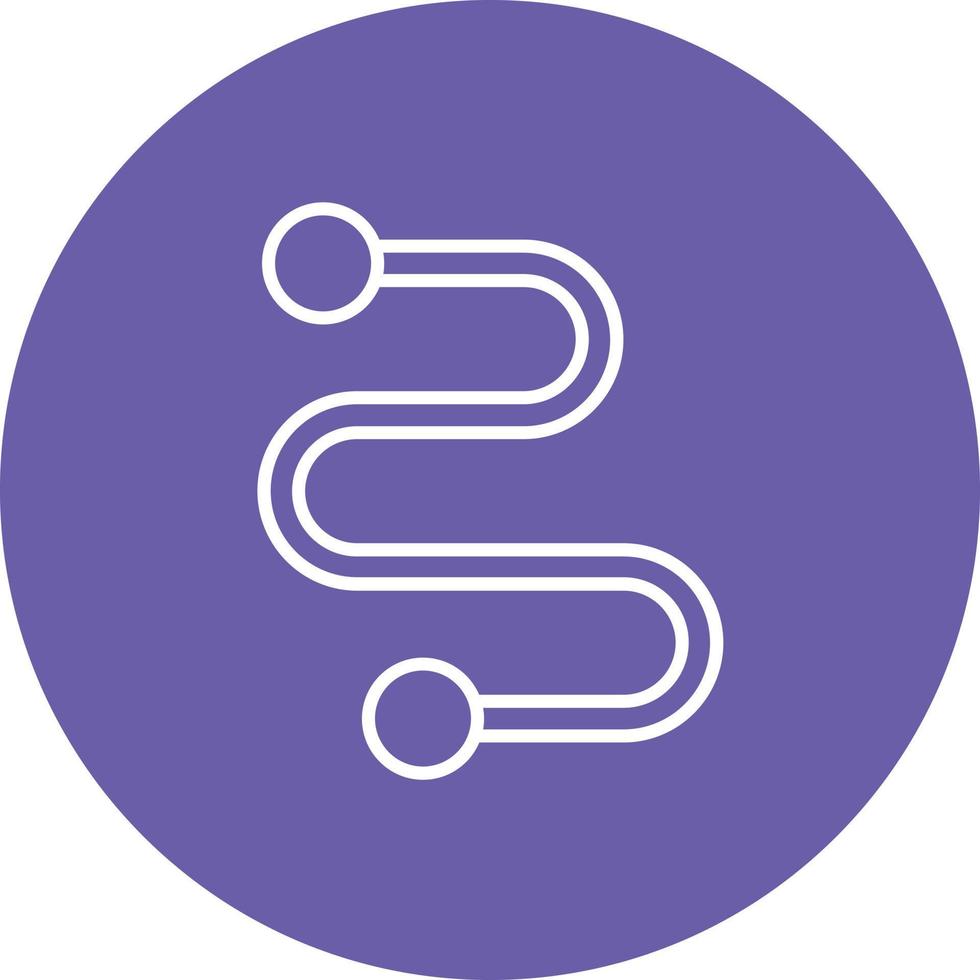 Segment Line Circle Background Icon vector