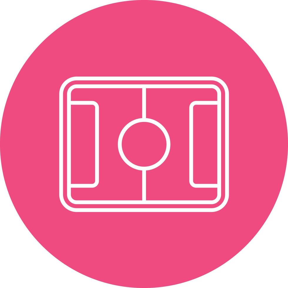Ice Rink Line Circle Background Icon vector
