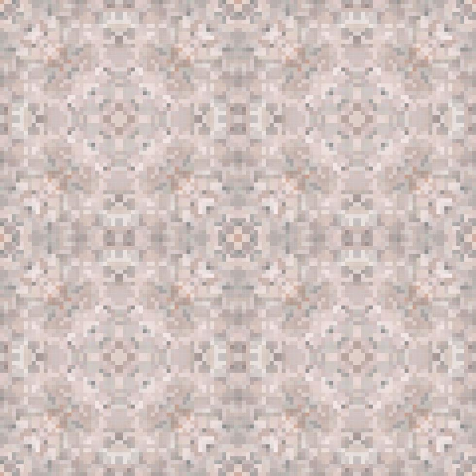 diseño de patrones sin fisuras de mosaico de píxeles, diseño textil repetido. impresión de tela vector