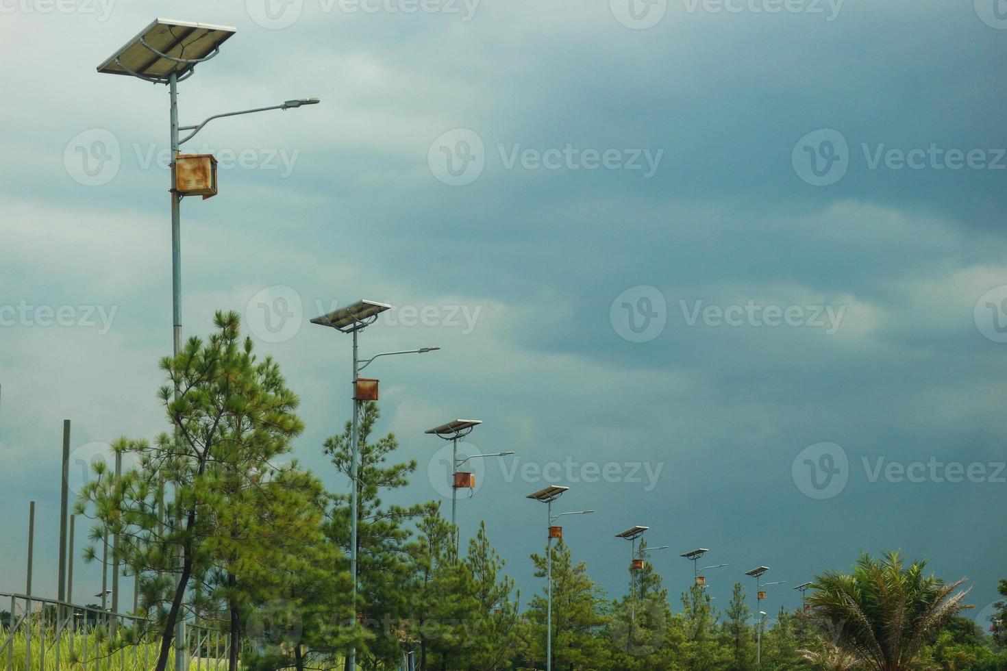 Solar Public Street Lighting is a lighting solution for roads photo