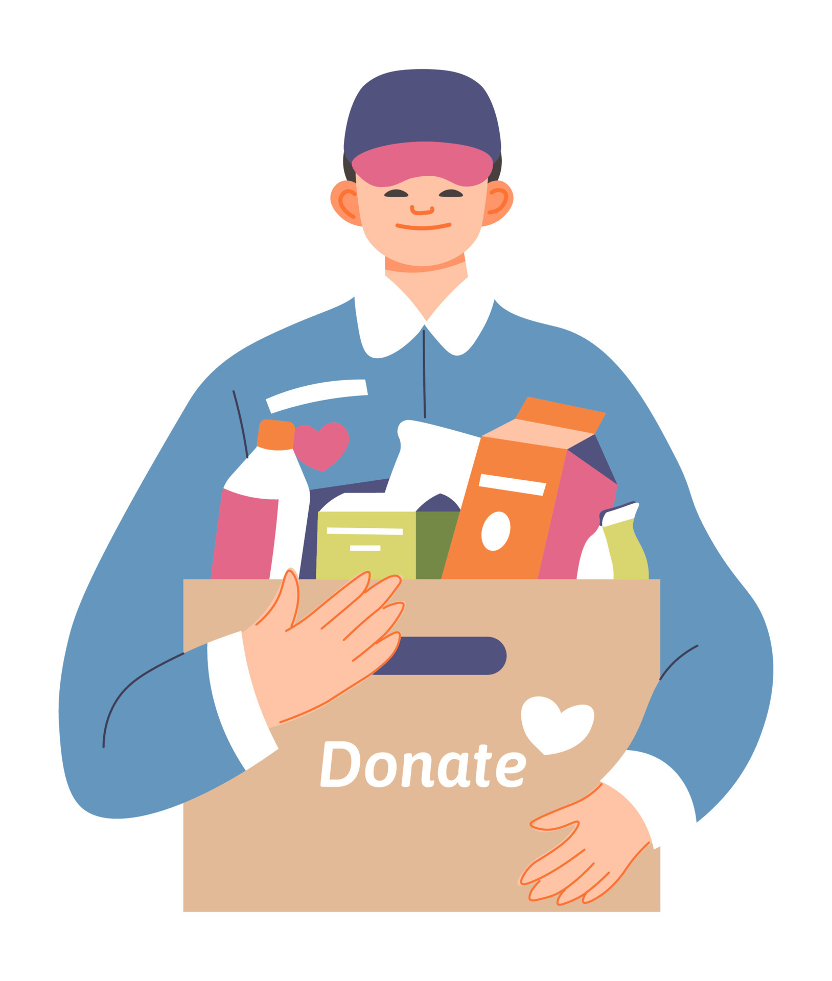 Please donate stock illustration. Illustration of give - 108954757