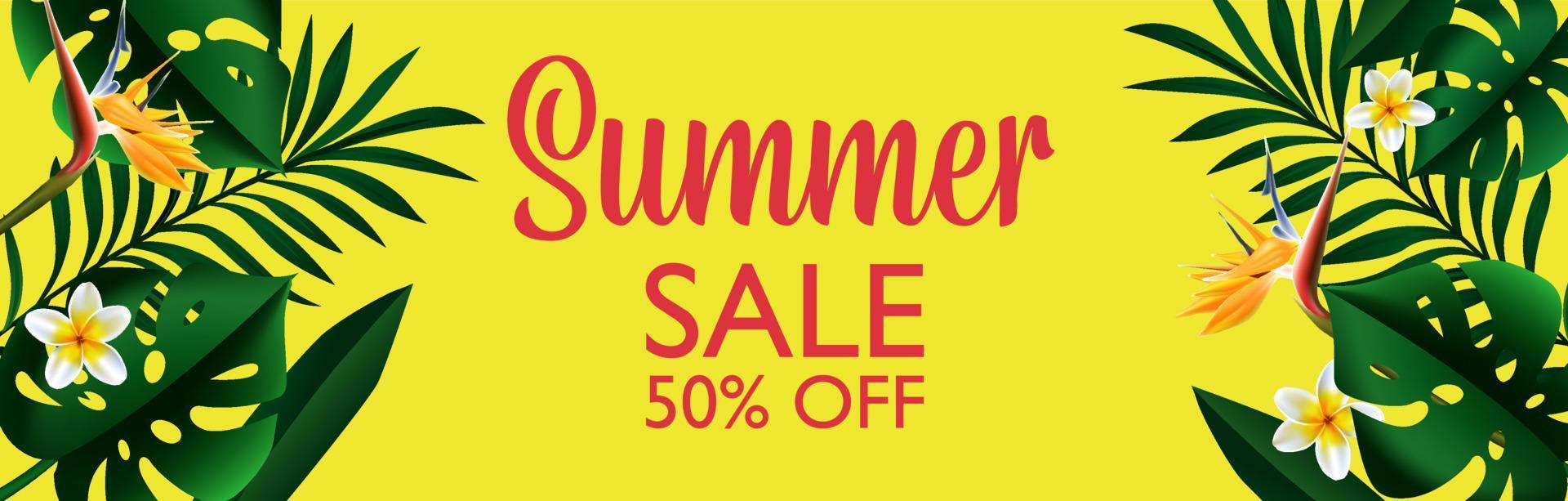 Summer discounts, sale and reduction of price vector