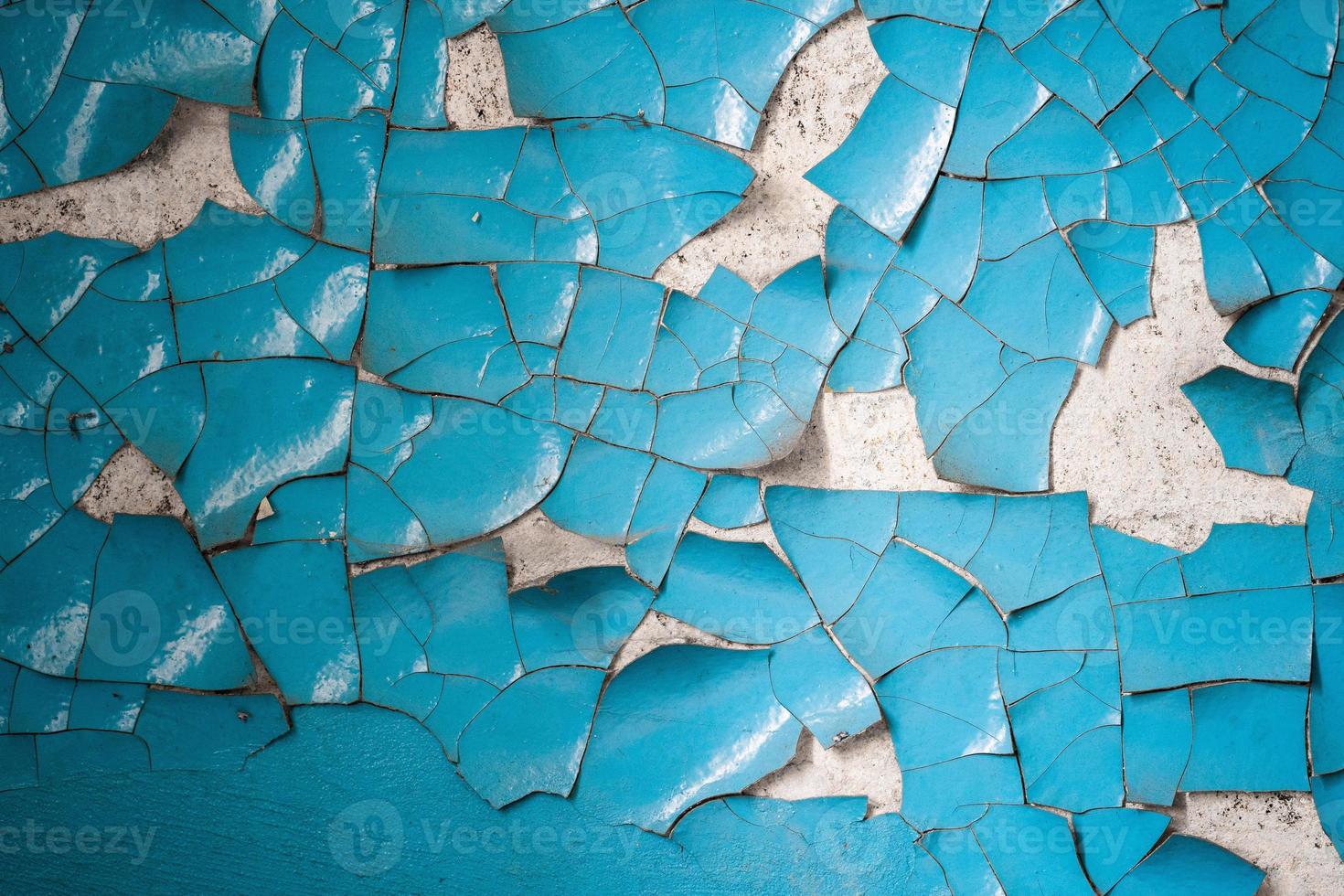 closeup texture cracked wall paint photo