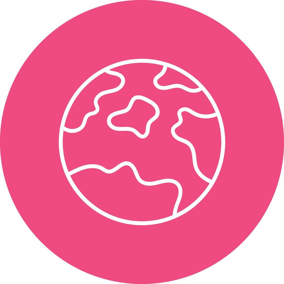 Earth Line Circle Background Icon 17623658 Vector Art at Vecteezy