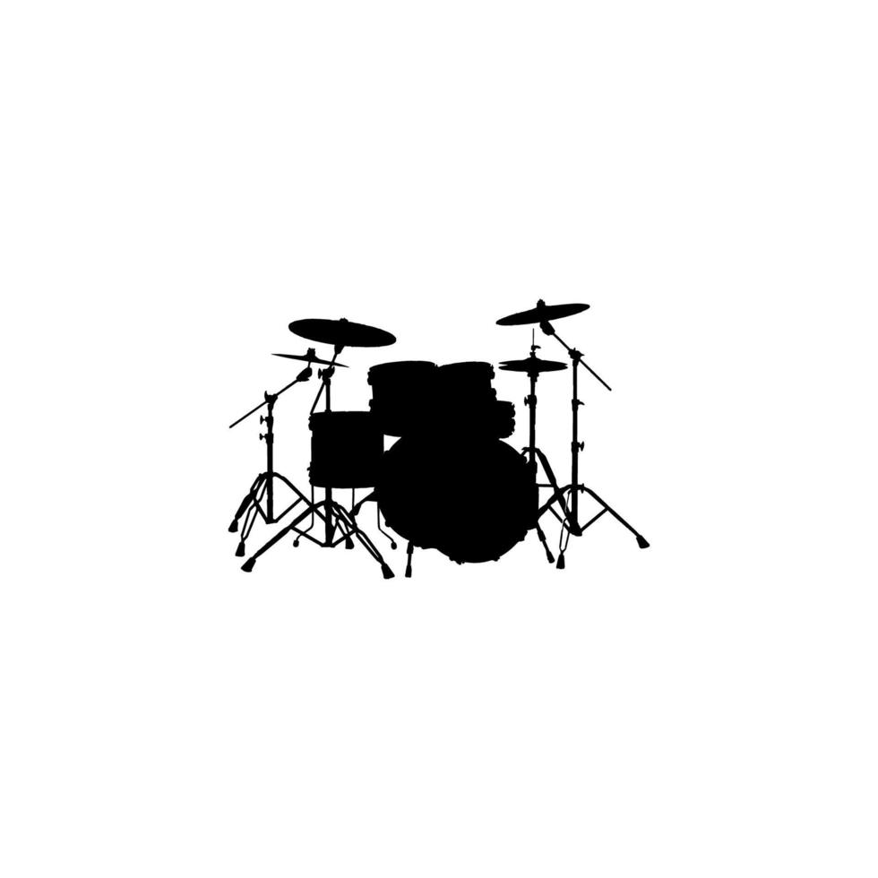 icono de tambor. símbolo de fondo del cartel del boleto del festival de música de estilo simple. elemento de diseño del logotipo de la marca de tambor. impresión de camisetas de tambor. vector para pegatina.
