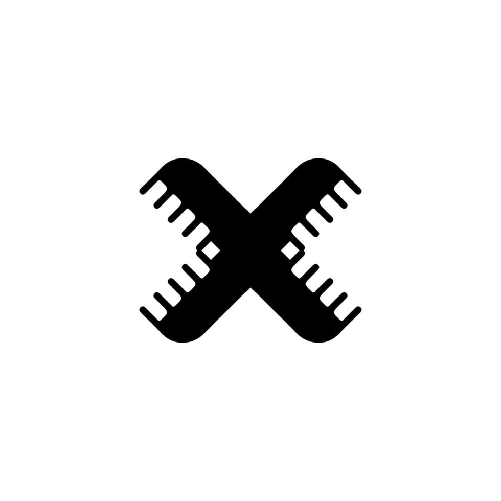 X icon icon. Simple style big sale poster background symbol. Remove button. X brand logo design element. X t-shirt printing. Vector for sticker.