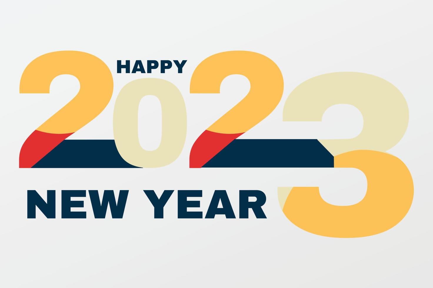 Happy new Year 2023 Banner and poster vector