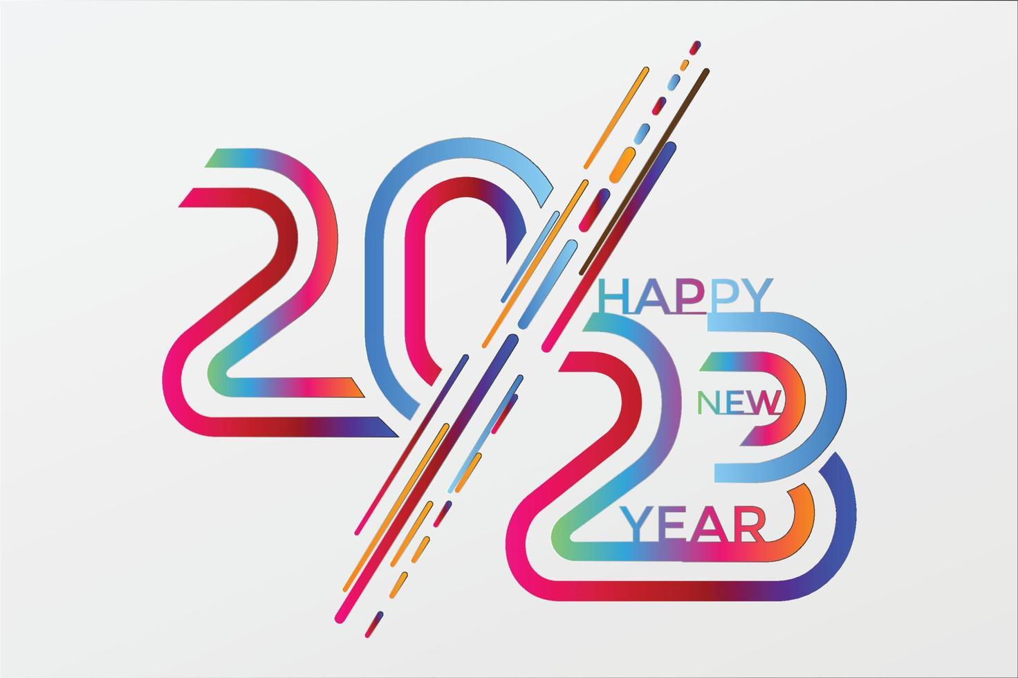 Happy new Year 2023 Banner and poster vector