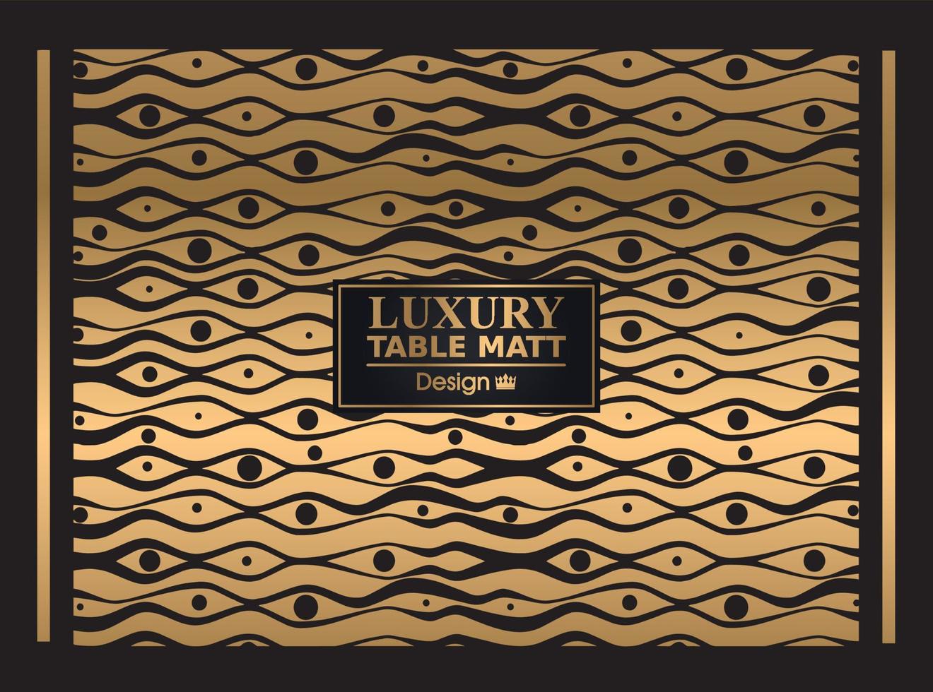 Luxury Table Matt Design for Textile and social media post vector