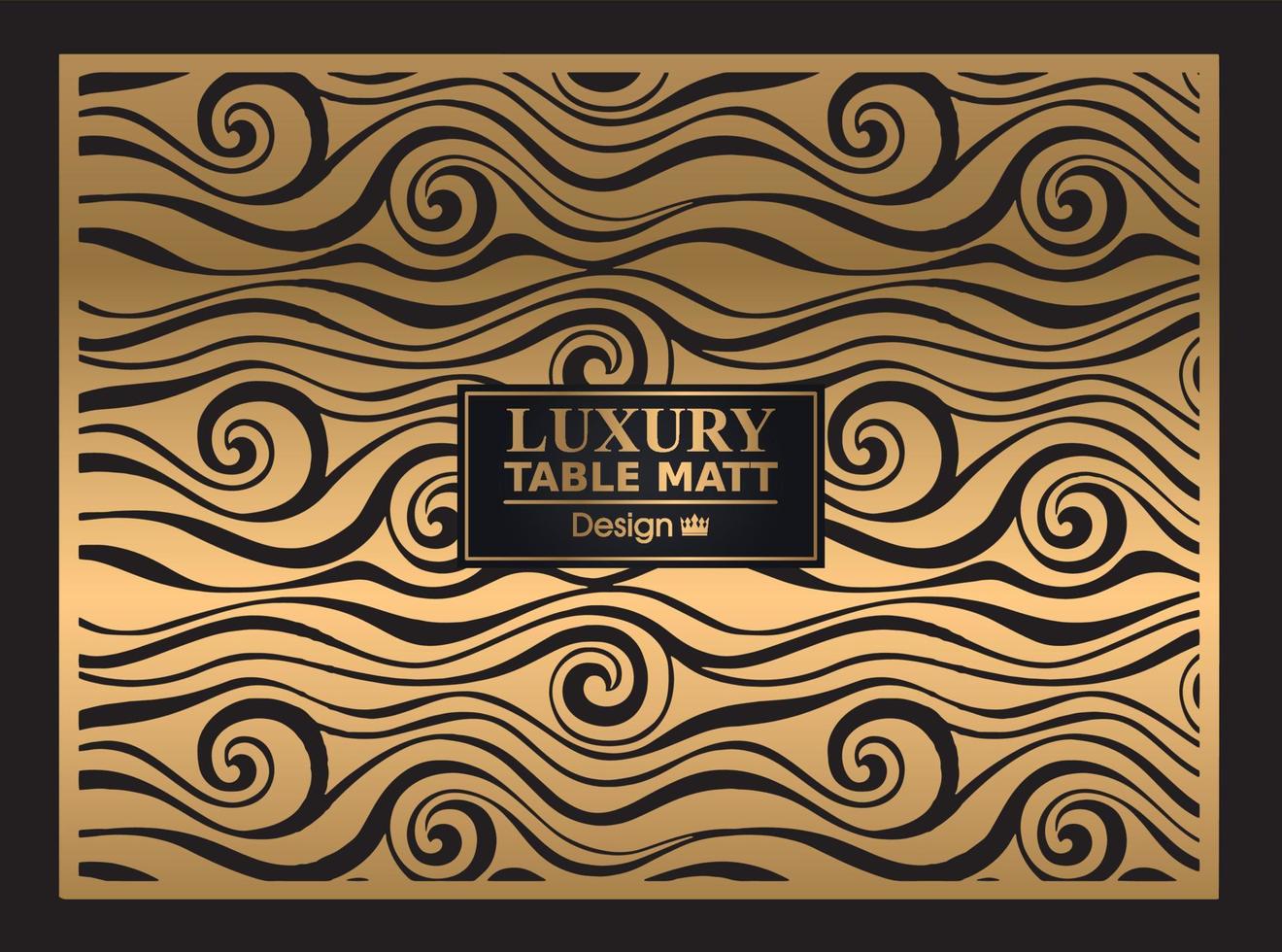 Luxury Table Matt Design for Textile and social media post vector