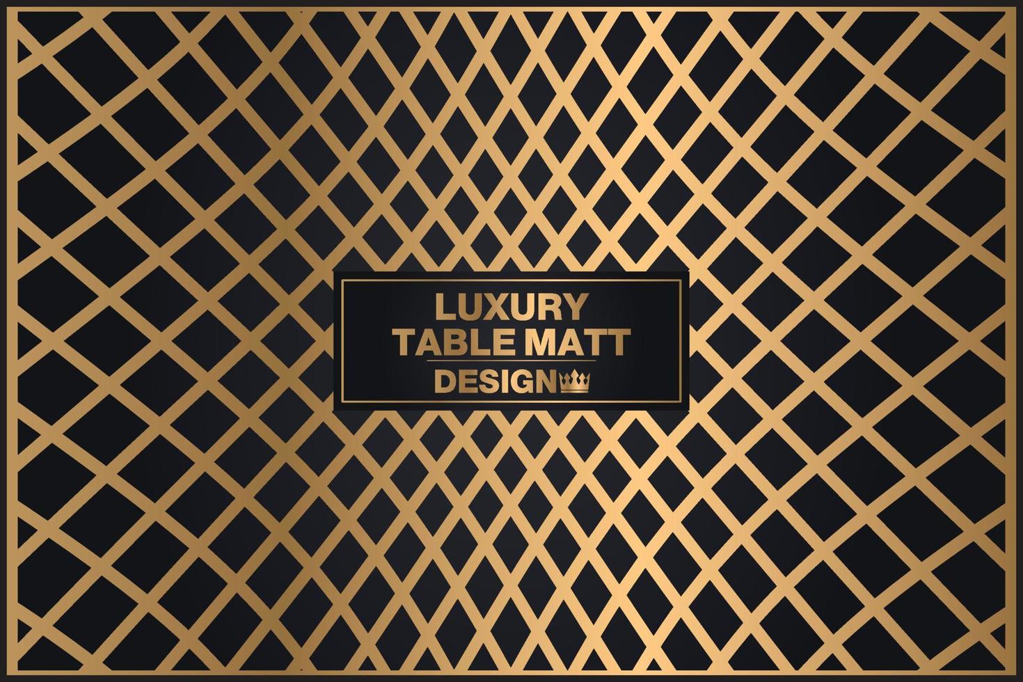 Luxury Table Matt Design for Textile and social media post vector