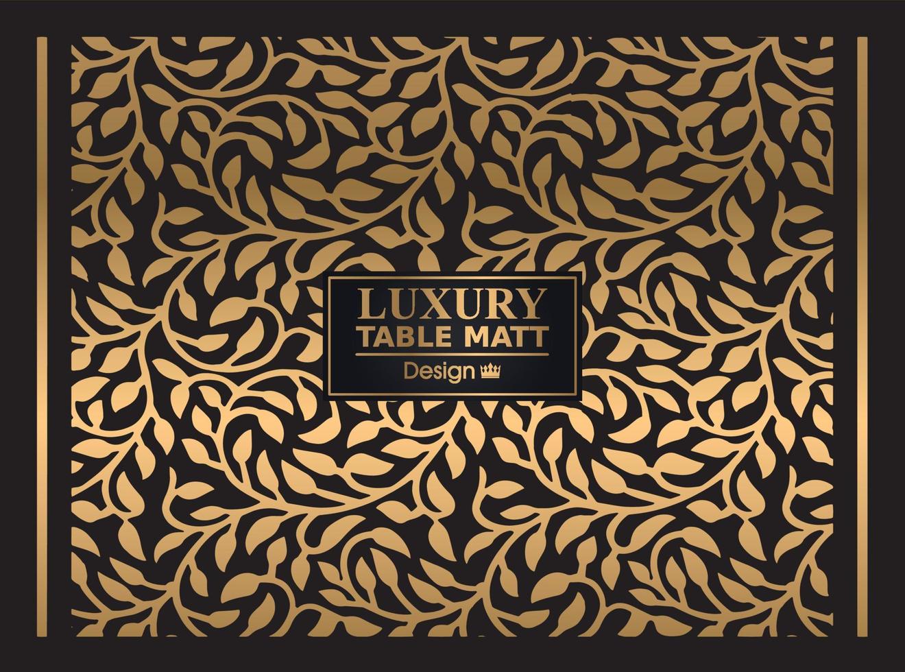 Luxury Table Matt Design for Textile and social media post vector