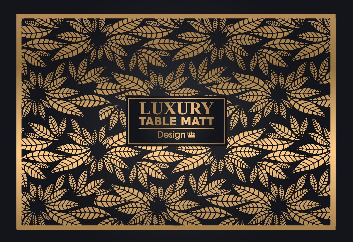 Luxury Table Matt Design for Textile and social media post vector