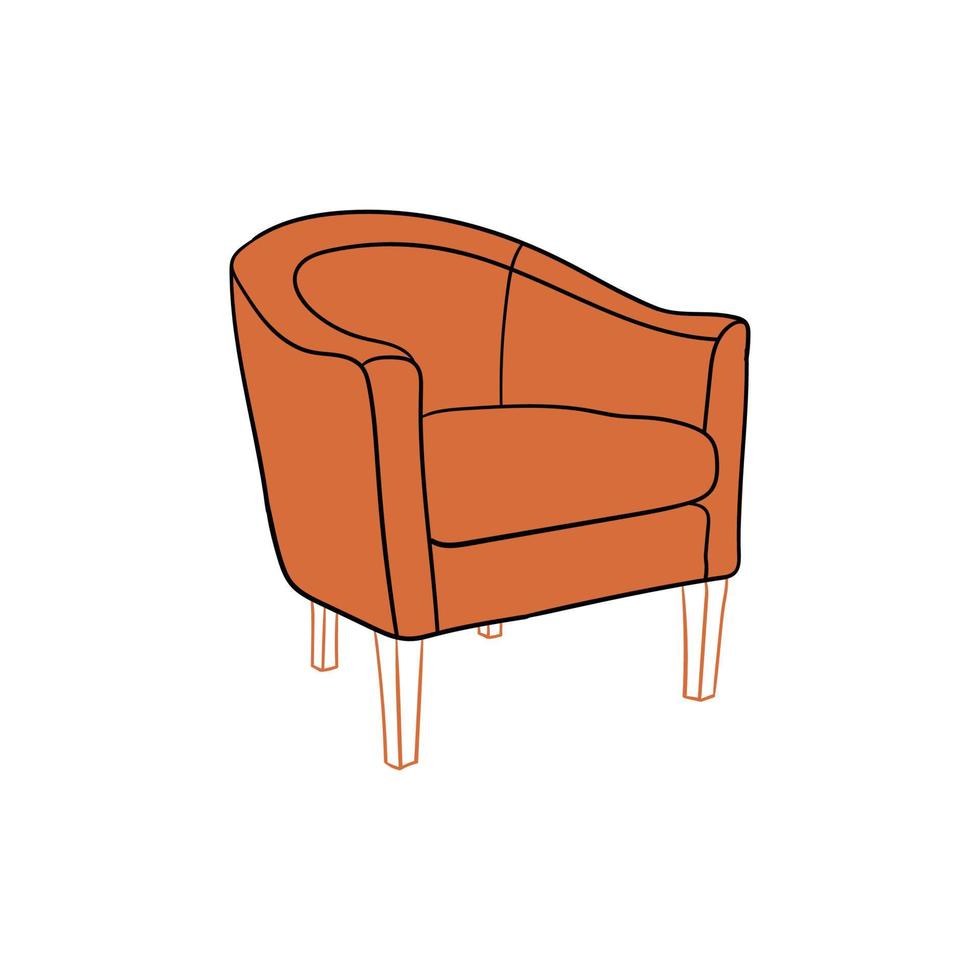 chair sitting illustration creative design vector